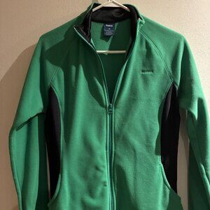 Women's Reebok Fleece Full Zip Medium Green